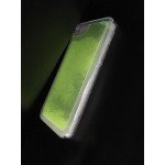 Wholesale iPhone 7 Plus Glow In the Dark Liquid Star Dust Case (Yellow)